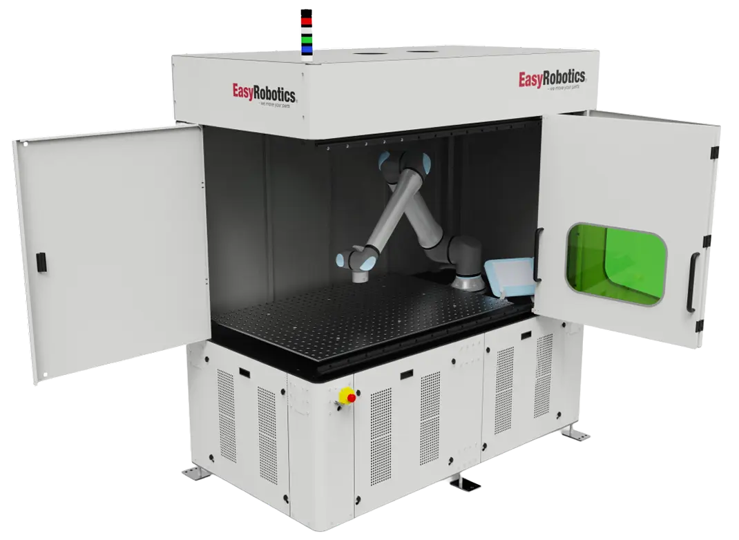 Cobot UR en celda de manufactura EasyRobotics